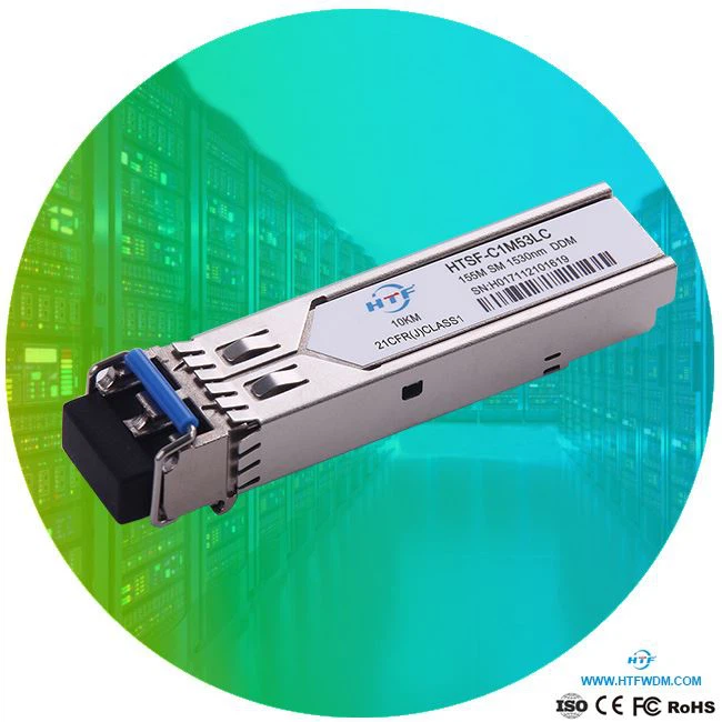 SFP मोड CWDM 20km 155M SMF DFB ऑप्टिक ट्रांसीवर